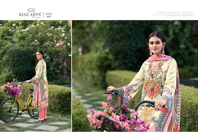 Guzarish By Riaz Arts Lawn Cotton Pakistani Dress Material Wholesale Online
